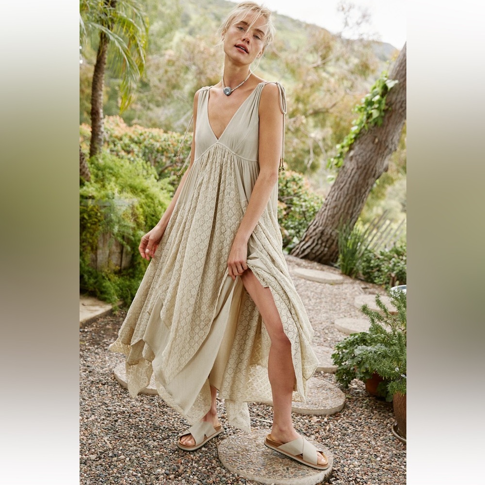 Free People Almost Heavenly Maxi Drese